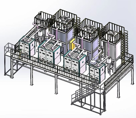 Máy sấy khô nhựa thép không gỉ -40 OC Dew Point chế độ hoạt động tự động
