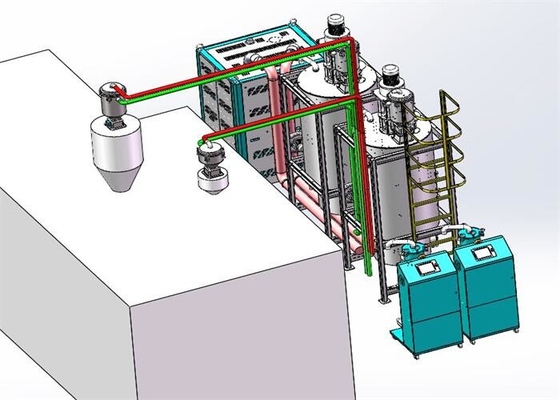 Phân phối năng lượng lắp đặt công nghiệp khô khử ẩm nhựa Hygroscopic cho 60-4000m3 / giờ luồng không khí quy trình