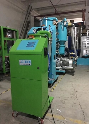 Động cơ 0.75 -15 Kw Tự động tải chân không với đường ống Φ 38-63 mm cho vật liệu màu xám xanh lá cây