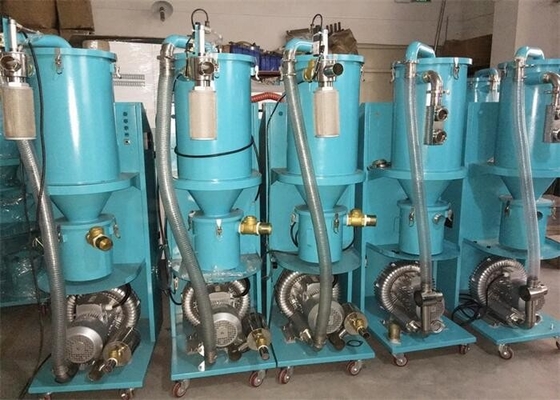 Thời gian tải điều chỉnh máy tải tự động chân không cho nhựa nhựa màu xám xanh lá cây