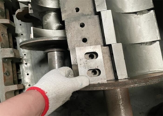 Máy tạo hạt nhựa màu xám tốc độ cao Máy hủy tài liệu SKD-11 OG-5FS