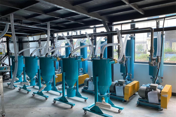 Hệ thống cho ăn tập trung bằng nhựa Chuyển giao hỗn hợp để chế biến PET PA PEEK