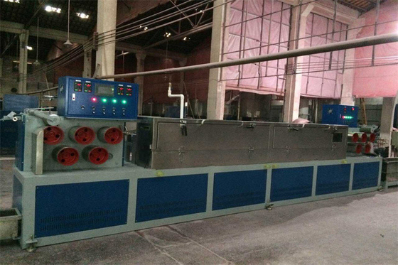 Điều khiển thông minh PLC Dây chuyền sản xuất dây đeo bằng nhựa PP Băng với 5-19 Mm màu xanh lá cây