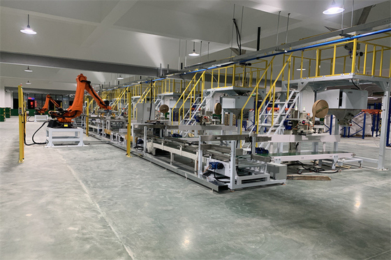 Máy đóng gói và cân xếp chồng bán tự động thông minh cho viên nhựa