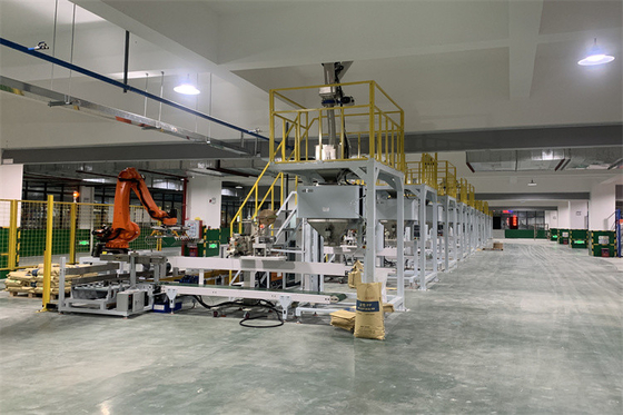 Máy đóng gói và cân xếp chồng bán tự động thông minh cho viên nhựa