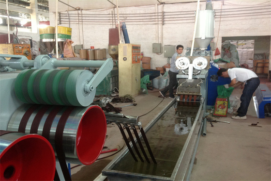 Dây chuyền sản xuất dây đeo bằng nhựa PET Máy làm đai 6 băng thông minh 50HZ