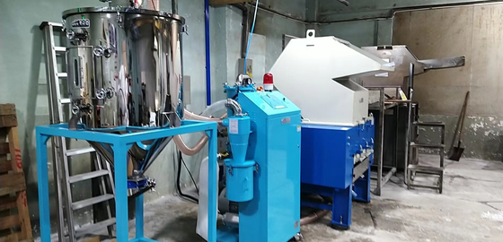 Máy tạo hạt tái chế nhựa SKD, Máy hủy nhựa công nghiệp 3,75kw