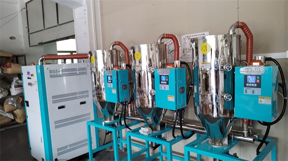 Thép không gỉ Hopper máy sấy khô cho nhựa nhiệt độ kiểm soát phạm vi 50C-180C