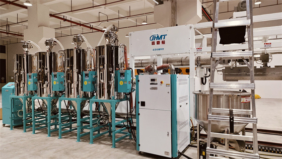 Máy sấy khô chất liệu Hopper tùy chỉnh để sấy khô nhựa 4000 L/min