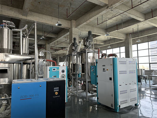 Không khí làm mát 4-30KW máy tinh thể hóa vật nuôi Nhựa tinh thể hóa với tự động làm sạch