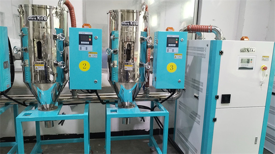Hệ thống sấy khô Hopper tùy chỉnh khử ẩm Máy sấy nhựa Bảo vệ quá nóng