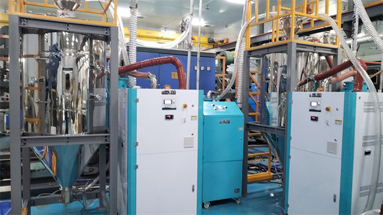Hệ thống sấy khô Hopper tùy chỉnh khử ẩm Máy sấy nhựa Bảo vệ quá nóng