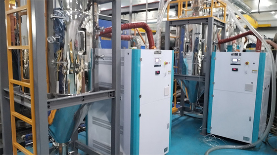 Bảo vệ quá nhiệt quá tải khử ẩm Hopper máy sấy tiết kiệm năng lượng